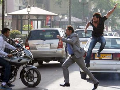shooting of bullet raja in lucknow