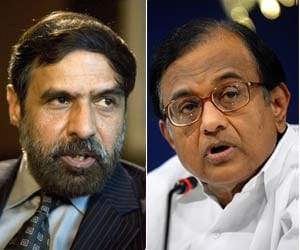 differences between chidambaram and anand sharma in cabinet meeting
