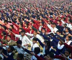 Dharna by teachers