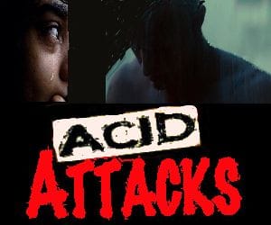 Crazy lover throw acid on woman teacher 
