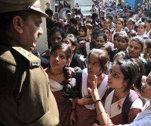 girls anger on police