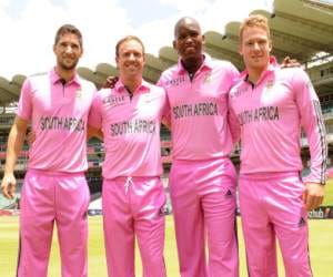 SA Team In Pink Dress