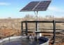 The solar pump will now irrigate crops
