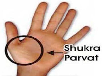lucky fate line in palmistry