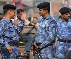 alert in city after bomb thrown near nadwa