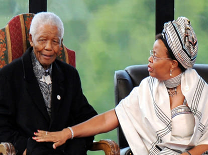 Mandela's life through his wife