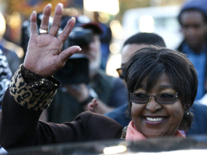 Mandela's life through his wife