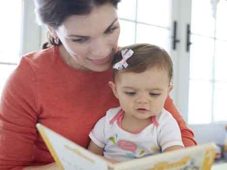 active mother has active baby