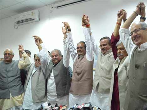 10 bjp ministers lose despite hattrick for shivraj singh chouhan