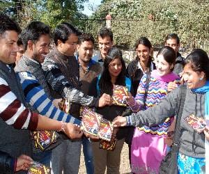modi rally prepration in college