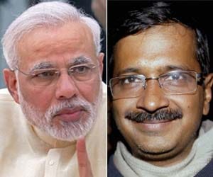 Kejriwal, Modi in ‘kite fight’ in Indore skies this Makar Sankranti