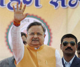 Raman Singh sworn-in as Chhattisgarh CM