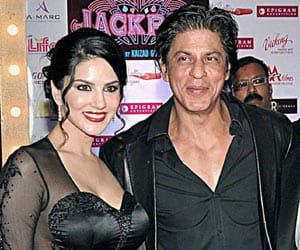 shahrukh khan meet sunny levone