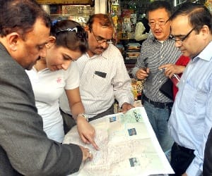 world bank team inspected metro route