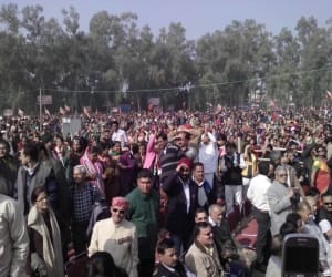 one lac people reached in modi rally