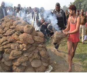 ssb soldier funeral in uttar pradesh