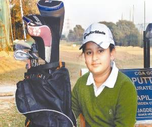 Hunar mittal will so her talent in Golf