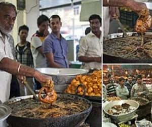 ability to plunge his hands into a vat of 200C boiling oil