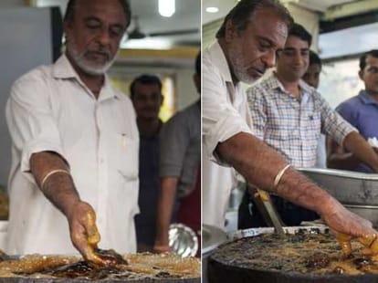 ability to plunge his hands into a vat of 200C boiling oil