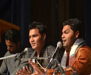 noise of celebration in Punjab Kala Bhavan