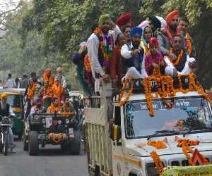 BSP supported candidates have won panch and Sarpanch election