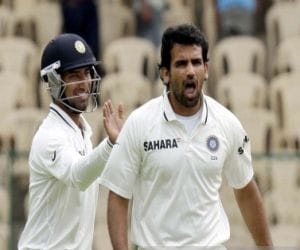 zaheer claims smith s wicket 14th time in international cricket