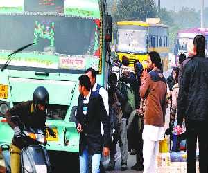 tribune chowk_traffic system_roadways buses_chandigarh