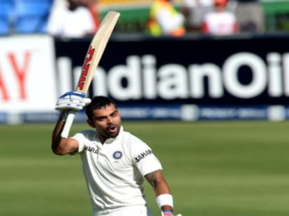 Virat kohli stroms in top 10 at test ranking