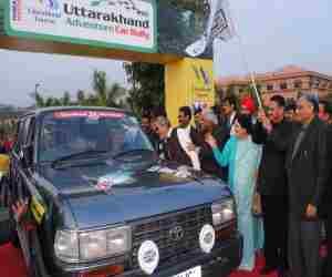 bahuguna inaugurate car rally