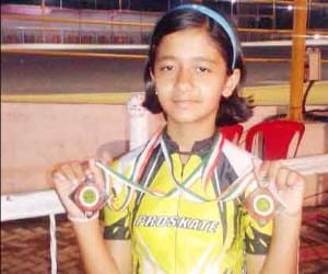 Vidushi won Gold in National Roller Skating 