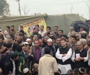 rahul gandhi visits shamli