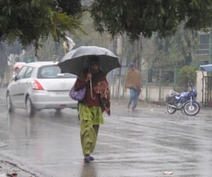 temperature, increases, rain, rohtak