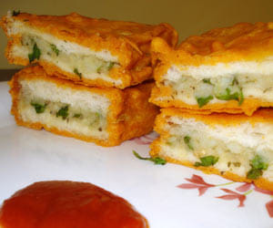 Bread pakoda recipe