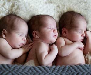 Girl  Delivers Triplets