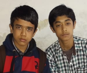 kapil and vaibhav helps the orphanage children