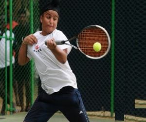 Sumit won doubles title in National Series Tennis