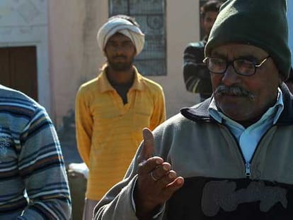 happiness in paternal village of arvind kejriwal