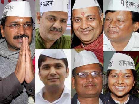 who get what ministry in aap first govenment?