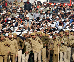Public demands, release accused sarpunch