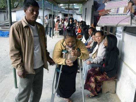 90% handicapped cant't vote in india