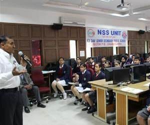 kbdav school_nss camp_human rights_chandigarh