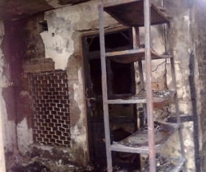 fire in furniture godown