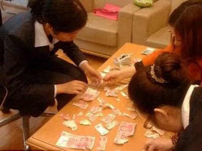 boy tears their life savings