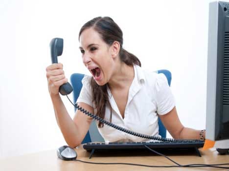 man call woman and start nasty talk