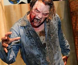 Zombie film shoot mistaken