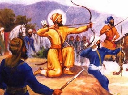 sikh activists_ protest_ against majithia_ distorting_ gurbani