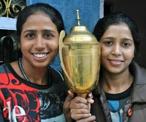 International footballer poonam