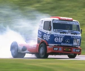 truck racing at buddha international circuit on 23 march