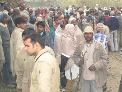 The fear of man-eating tiger in up