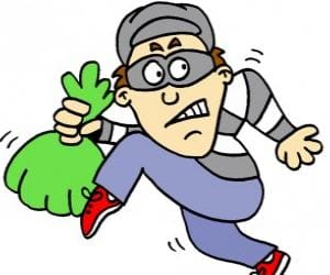 robbery in locked house